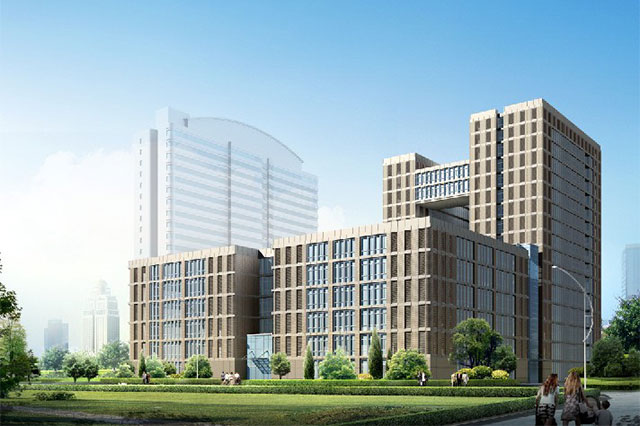 ???????嘉興市第二醫院門、急診醫技大樓