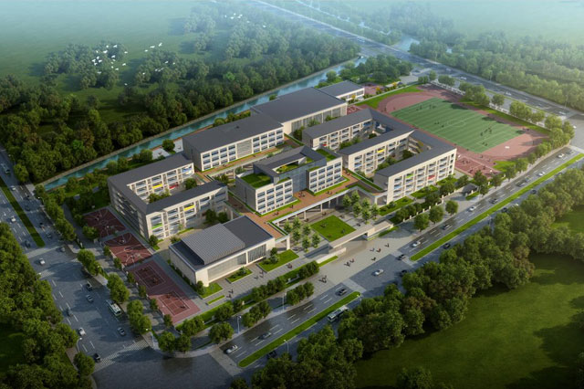 嘉興國際商務區文賢路學校工程